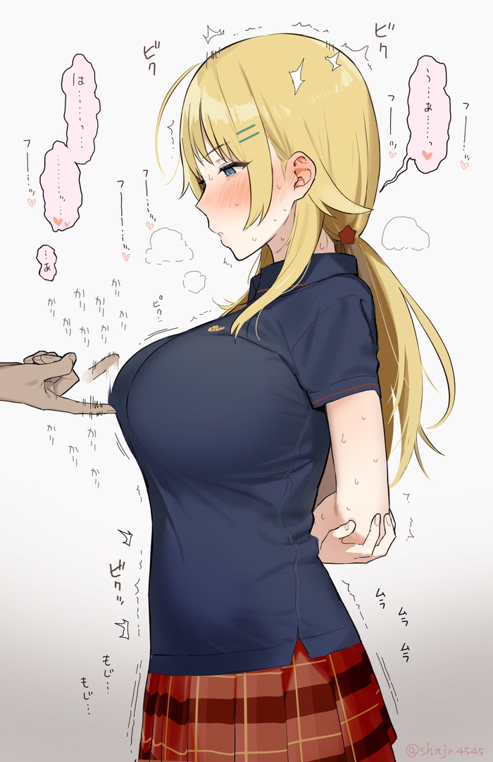 【二次】乳首責めされて感じてる女の子がエロすぎる Part１５【画像】