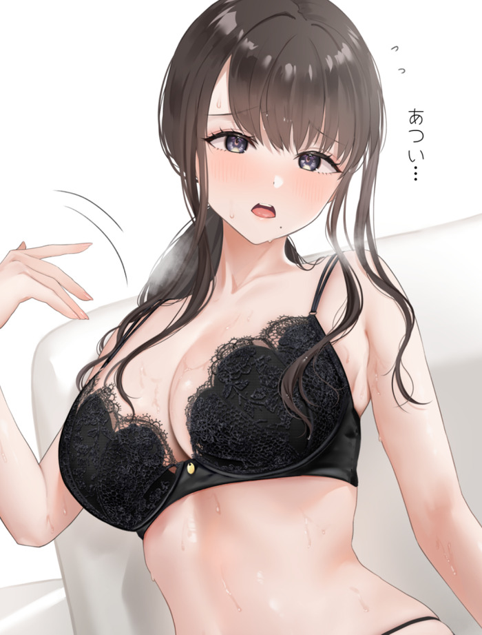 【二次】エッチで可愛いブラジャーを付けた女の子のエロ画像 Part５０