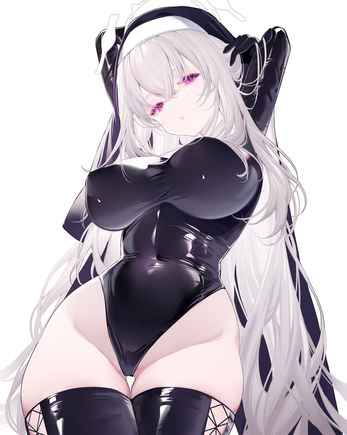 【二次】白髪、銀髪の女の子のエロ画像 Part５９
