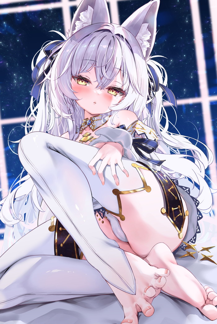 【二次】白髪、銀髪の女の子のエロ画像 Part５９