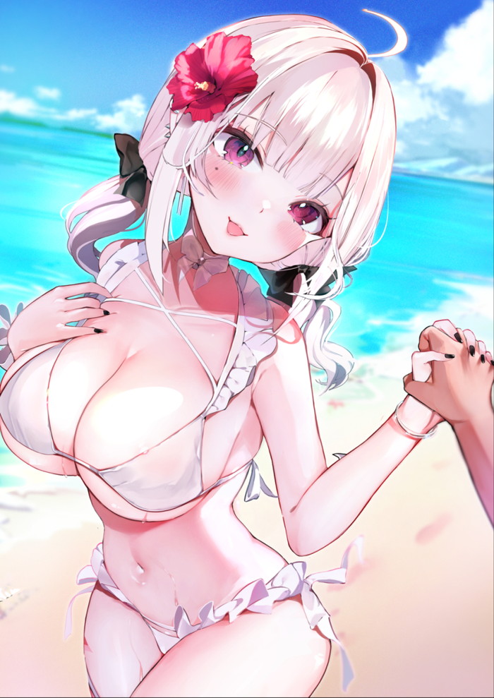 【二次】白髪、銀髪の女の子のエロ画像 Part５９