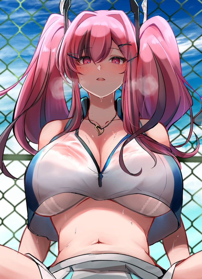 【二次】衣服に包まれた着衣おっぱいに興奮するエロ画像 Part１