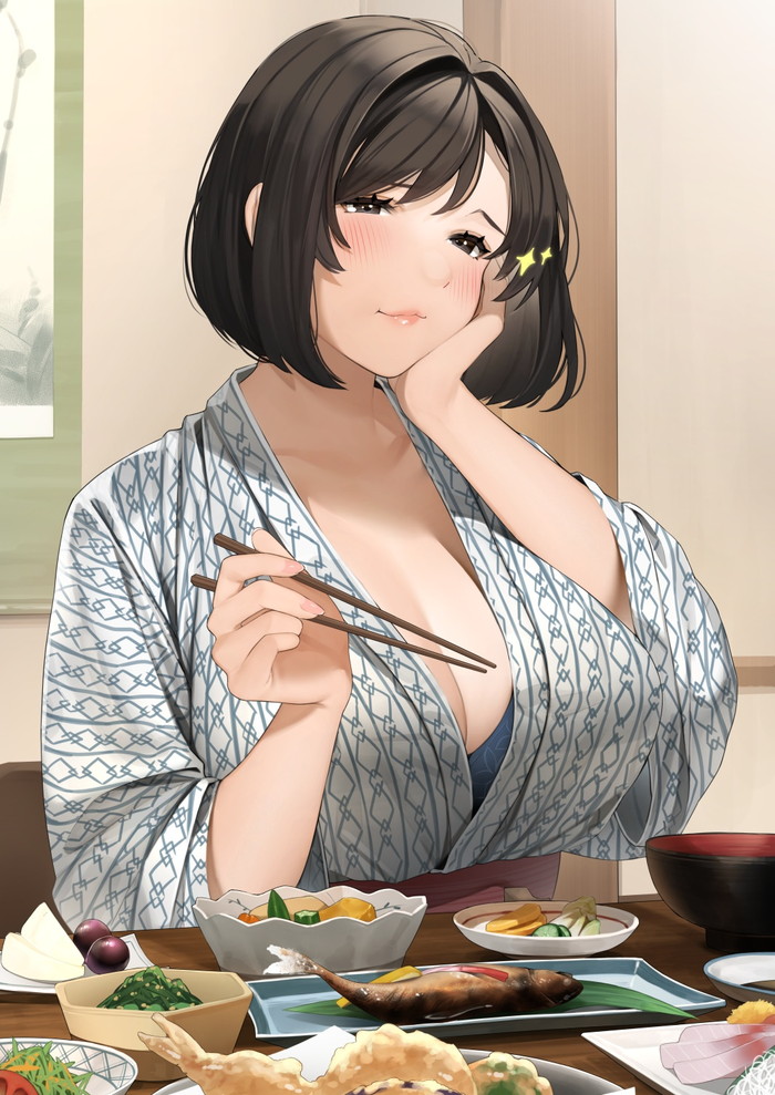 【二次】エッチな胸の谷間が見えるエロ画像 Part２１