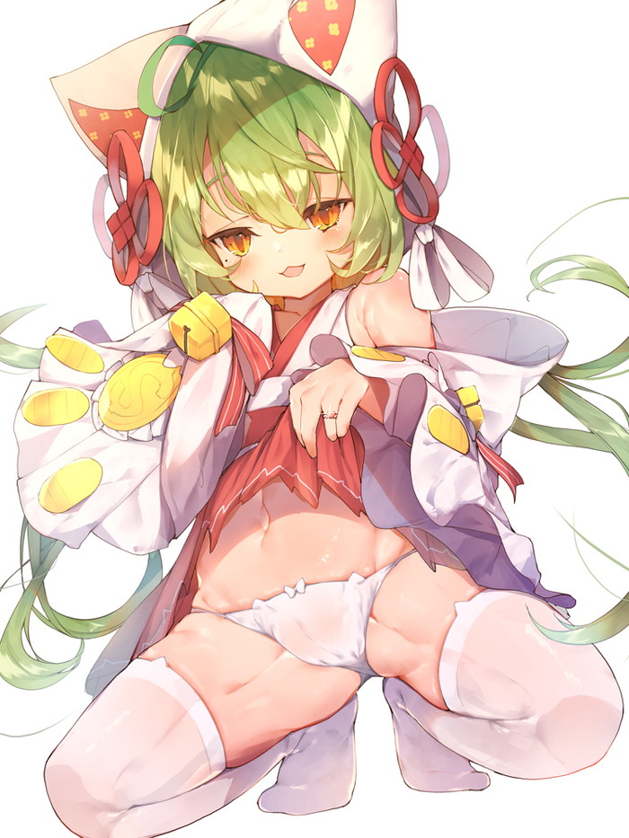 【二次】服を持ち上げて色々見せてくれるたくし上げエロ画像 Part５
