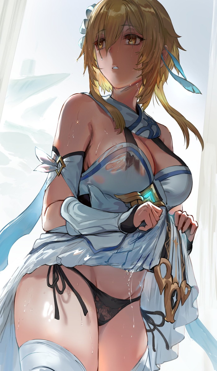 【二次】服を持ち上げて色々見せてくれるたくし上げエロ画像 Part５