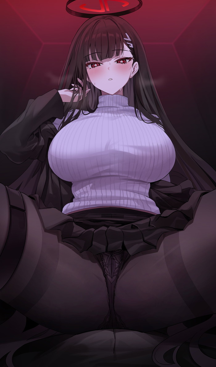 【二次】セーター、リブニットを着た女の子のエロ画像 Part１５