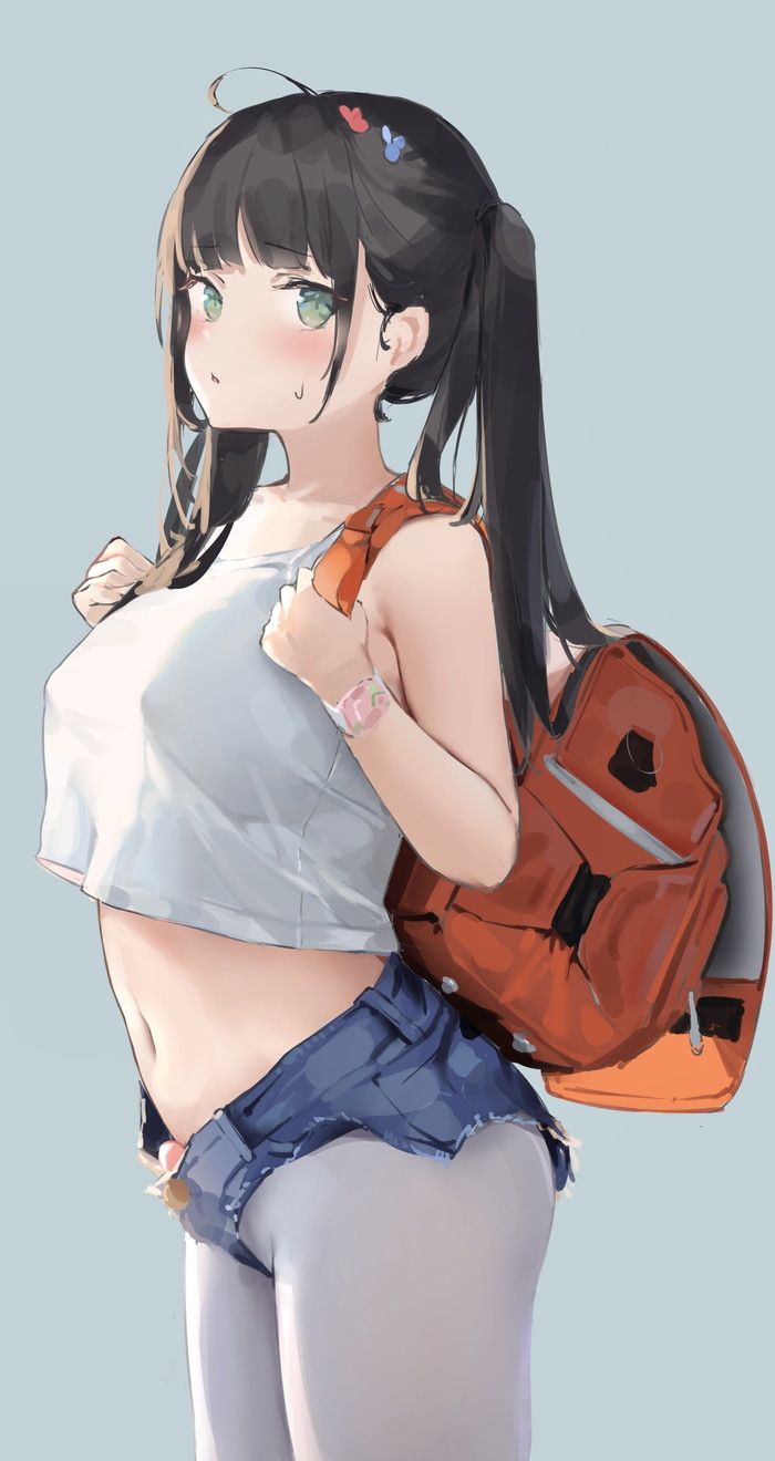 【二次】透け乳首やポッチがエロいノーブラ画像 Part２０