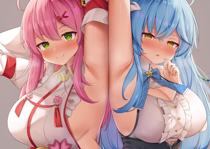 【二次】ピンク色の髪の女の子のエロ画像 Part４５