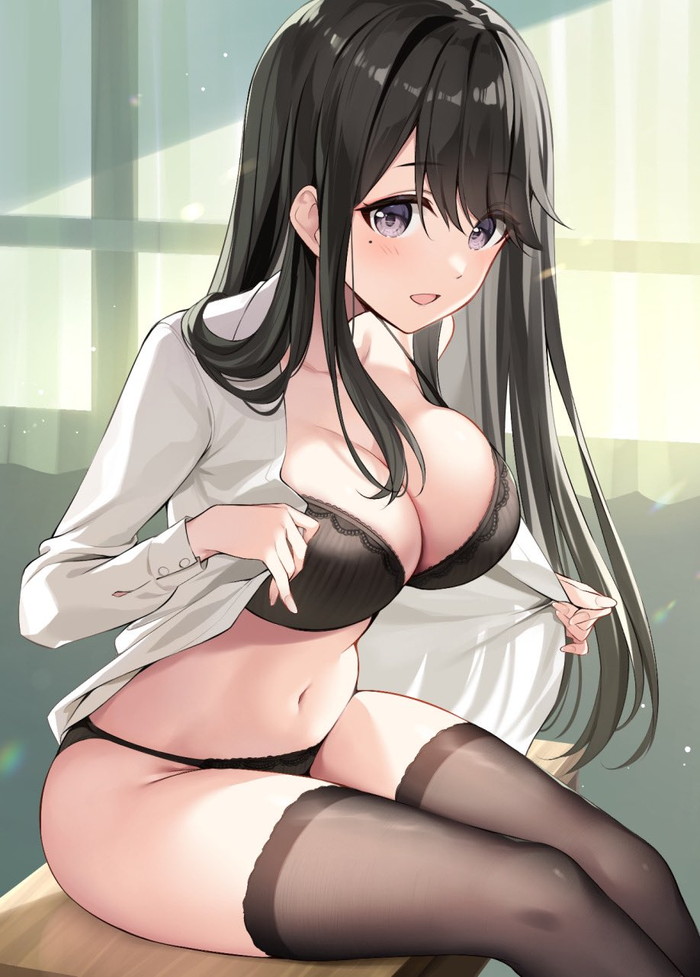 【二次】エッチで可愛いブラジャーを付けた女の子のエロ画像 Part５１