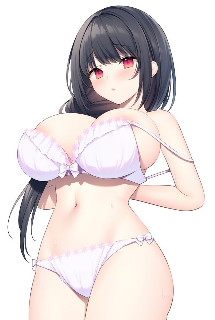 【二次】エッチで可愛いブラジャーを付けた女の子のエロ画像 Part５１