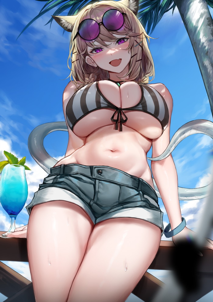 【二次】おっぱいの重みが伝わりそうな下乳、乳袋画像 Part３２