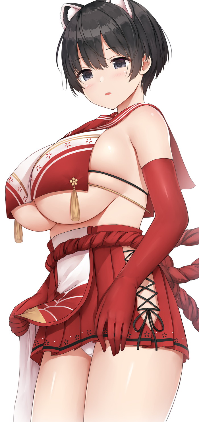 【二次】おっぱいの重みが伝わりそうな下乳、乳袋画像 Part３２