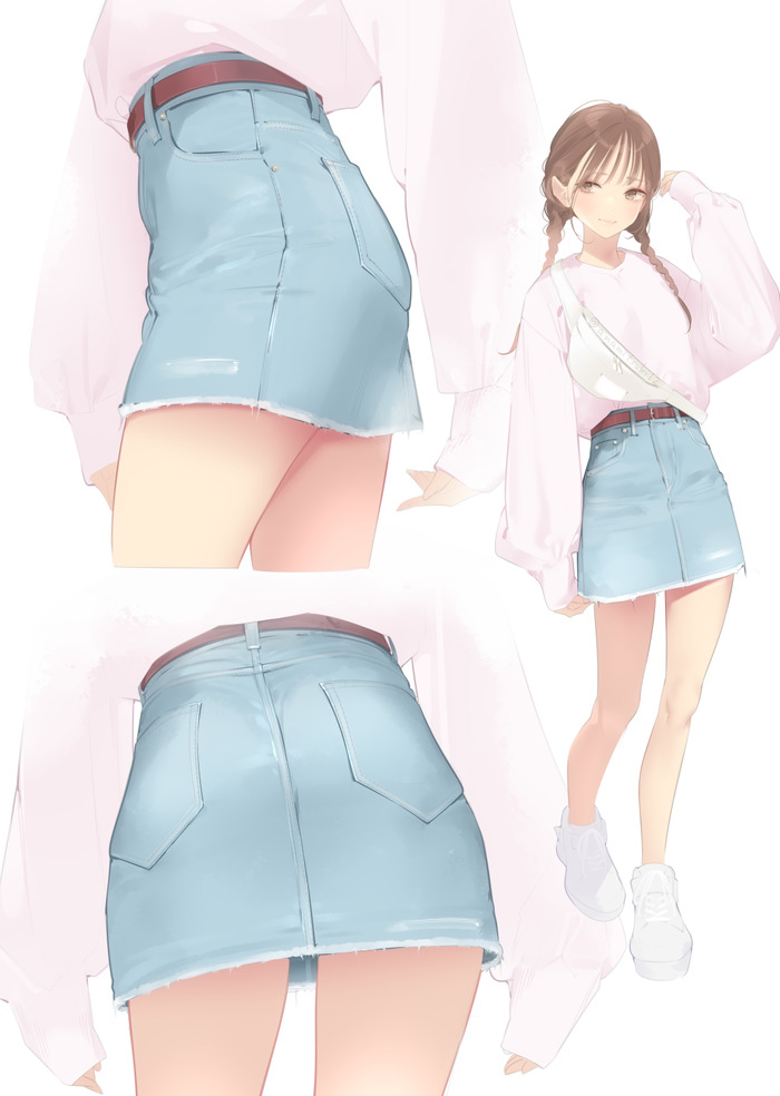 【二次】三編みをした髪型の女の子 Part１１【エロ画像】