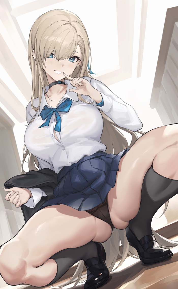スケベな制服JK、JCたちのエロ画像まとめ Part７１