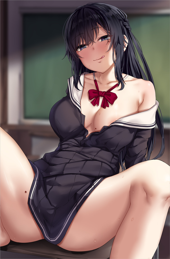 スケベな制服JK、JCたちのエロ画像まとめ Part７１