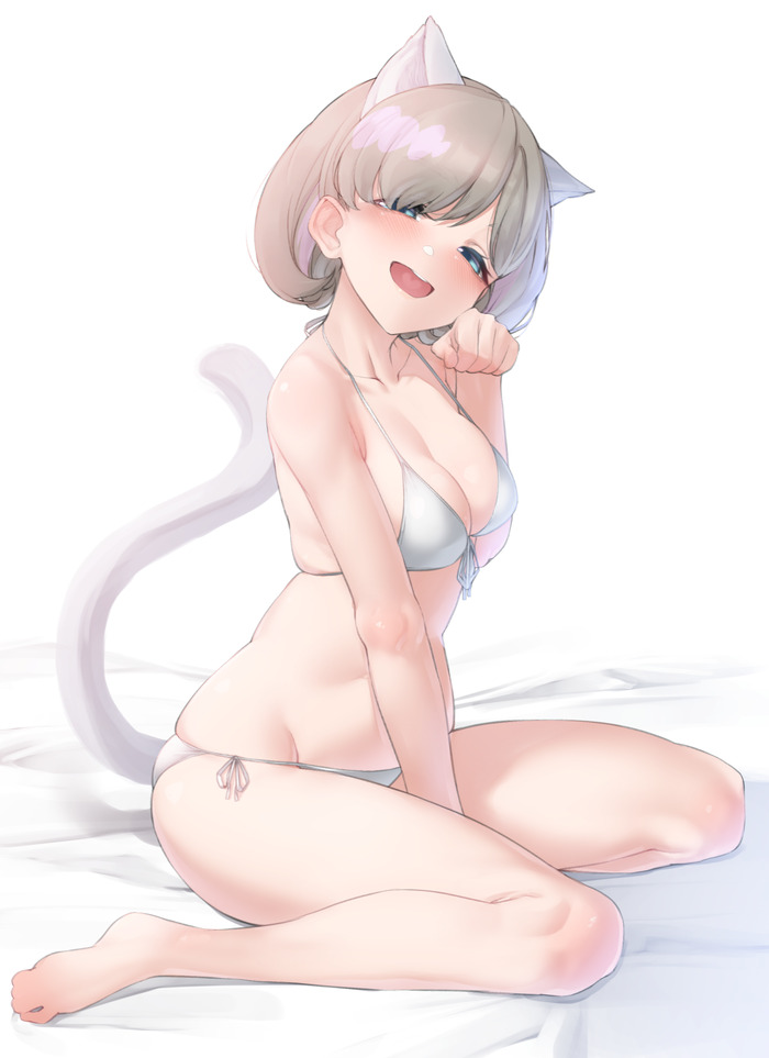 【二次】猫耳、狐耳などが生えたケモミミっ娘たちのエロ画像 Part８５