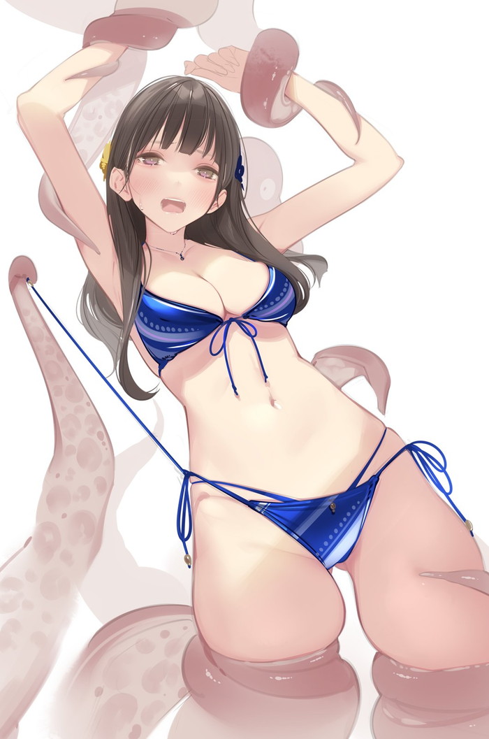 【二次】拘束、束縛された女の子のエロ画像まとめ Part１５