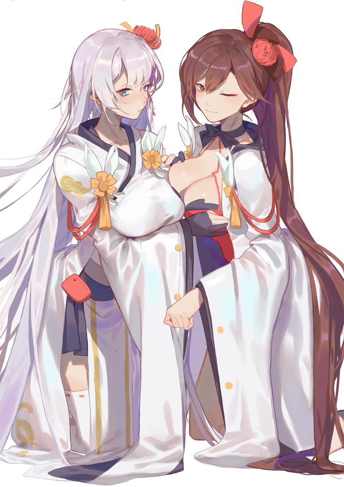 【二次】女の子同士でイチャイチャしてる百合(レズ)のエロ画像 Part９
