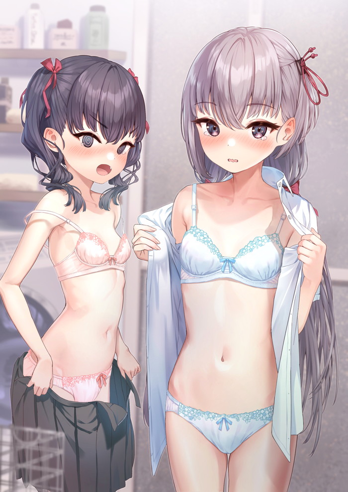 【二次】女の子が着替え中のエロ画像まとめ Part５