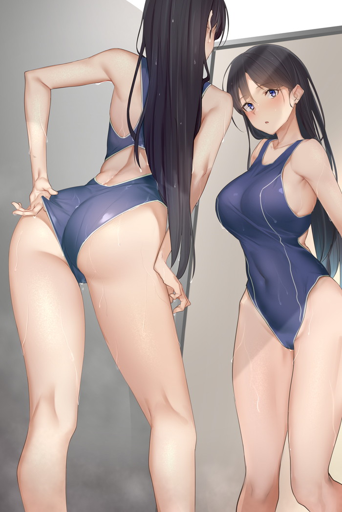 陰部ギリギリのラインがそそる鼠径部の二次エロ画像 Part３９