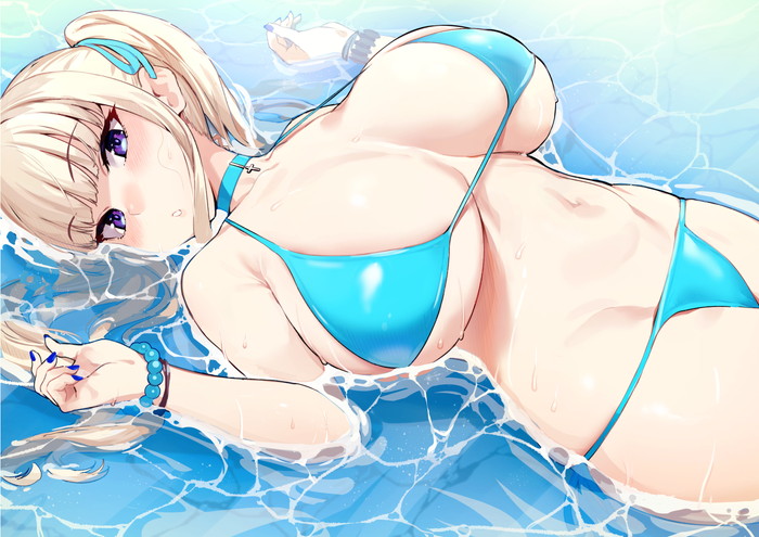 【二次】海、水辺にいる女の子のエロ画像 Part１７