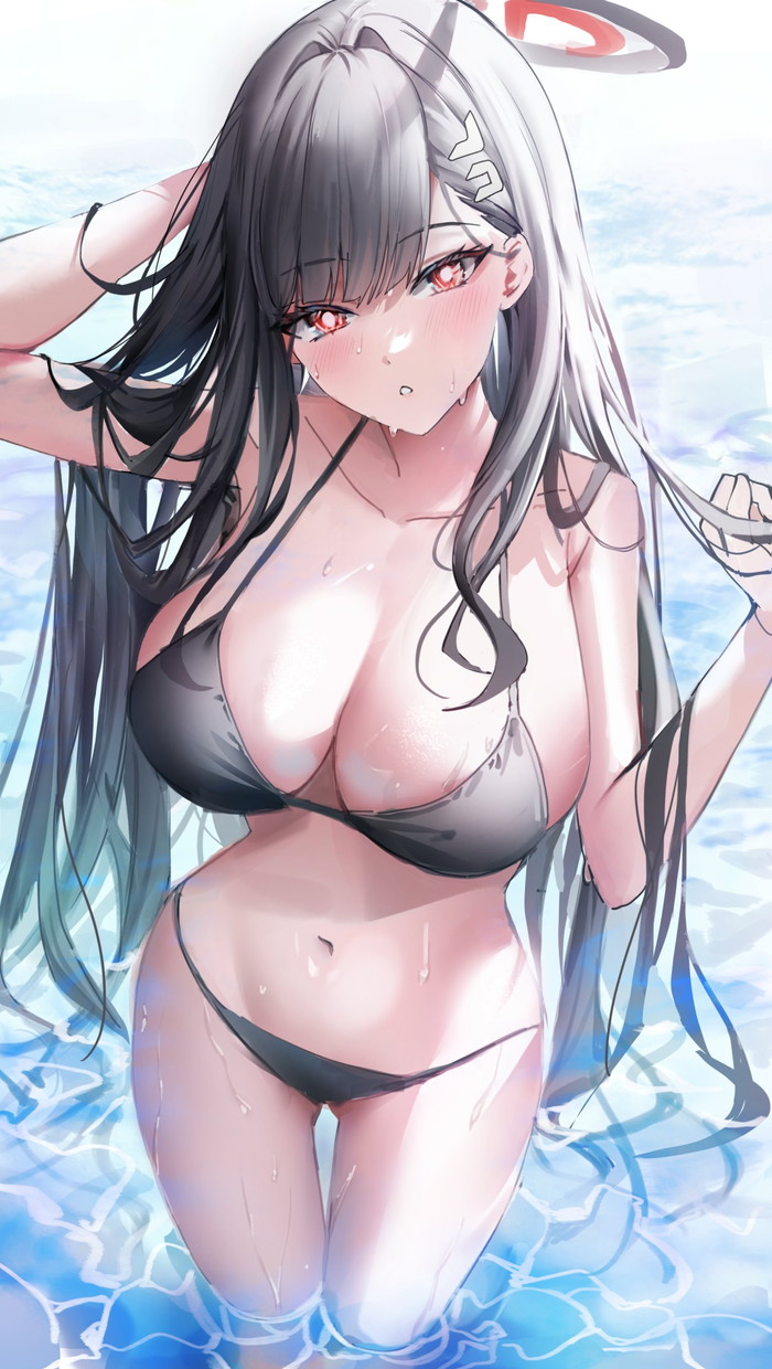 【二次】海、水辺にいる女の子のエロ画像 Part１７