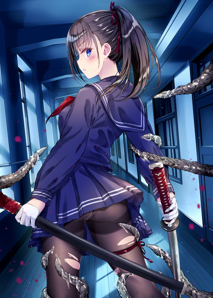 【二次】ポニーテール、サイドテールの女の子のエロ画像 Part３９