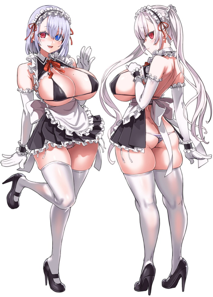 【二次】メイド服を着た女の子のエロ画像 Part６０