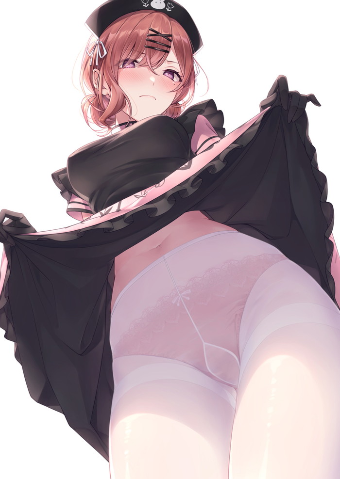【二次】下からアングルの画像ってエロいよね Part１０