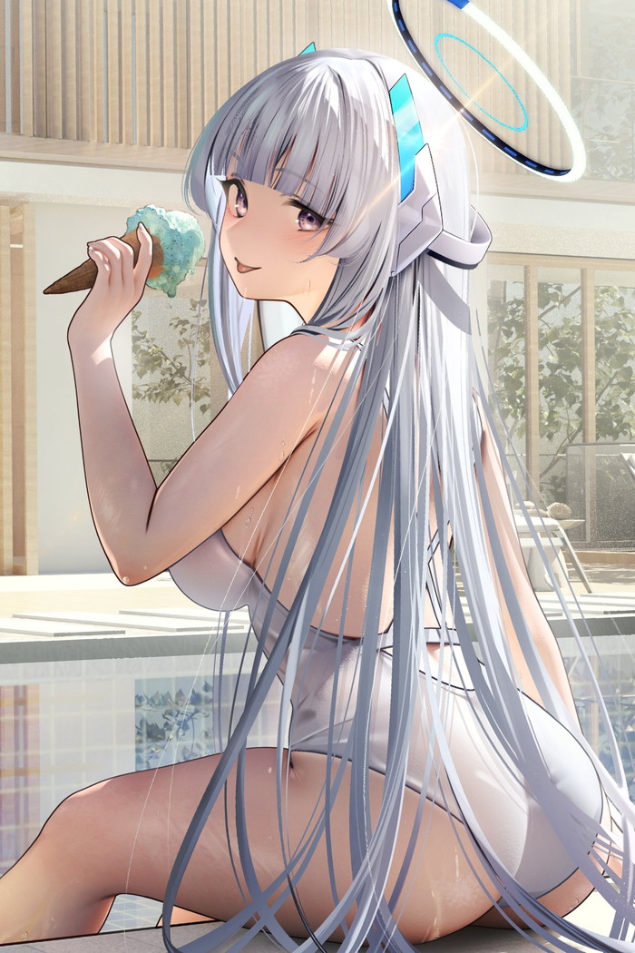 【二次】白髪、銀髪の女の子のエロ画像 Part６３