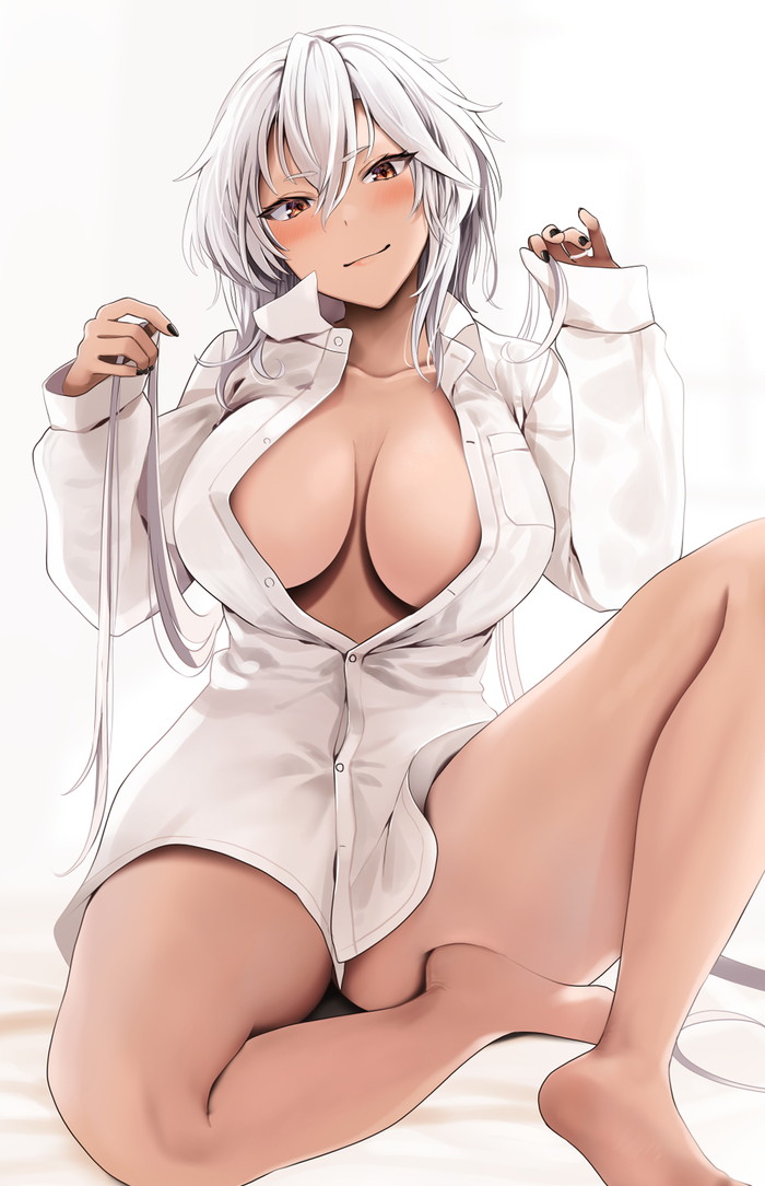 【二次】白髪、銀髪の女の子のエロ画像 Part６３