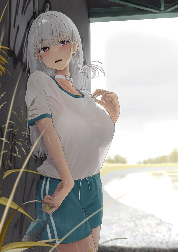 【二次】濡れ透けやスケスケな服を着た女の子のエロ画像 Part２５