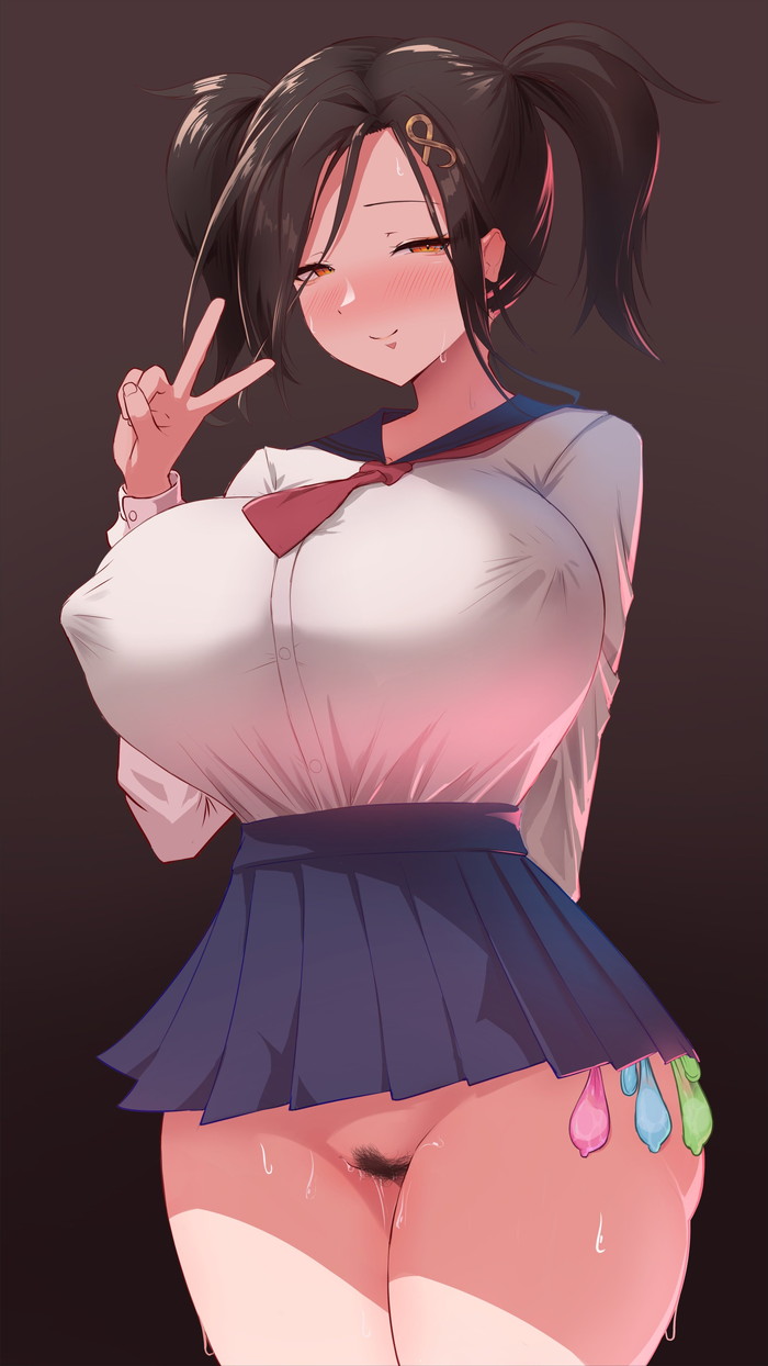 【二次】ピースサインをしている女の子たちのエロ画像 Part３０