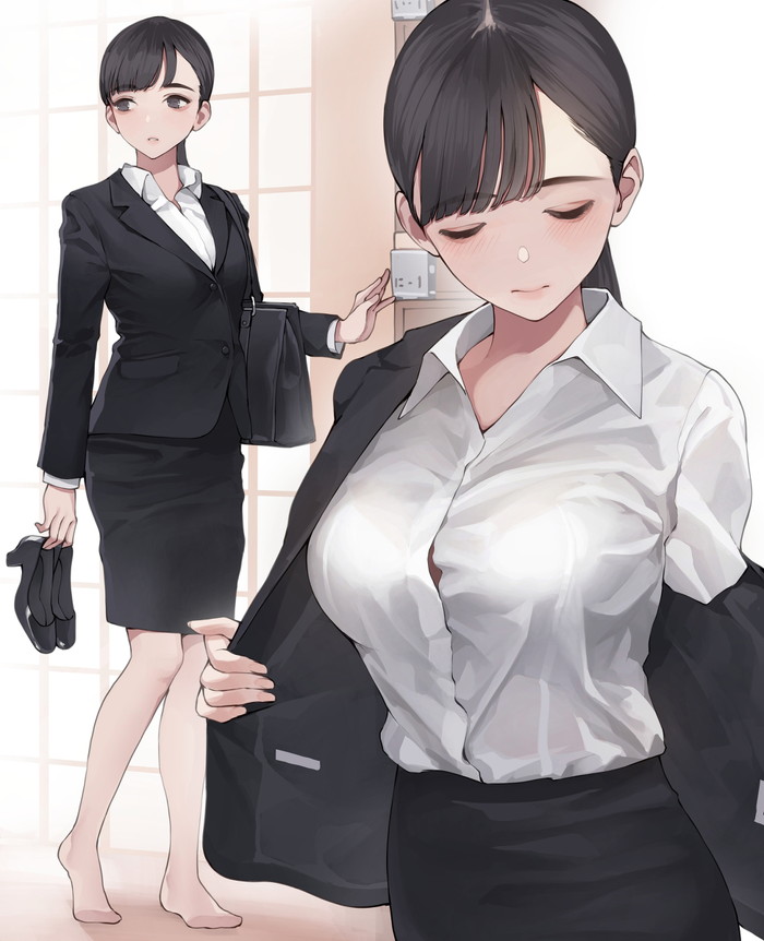 【二次】服や下着が脱げかかっている女の子たちのエロ画像 Part３５