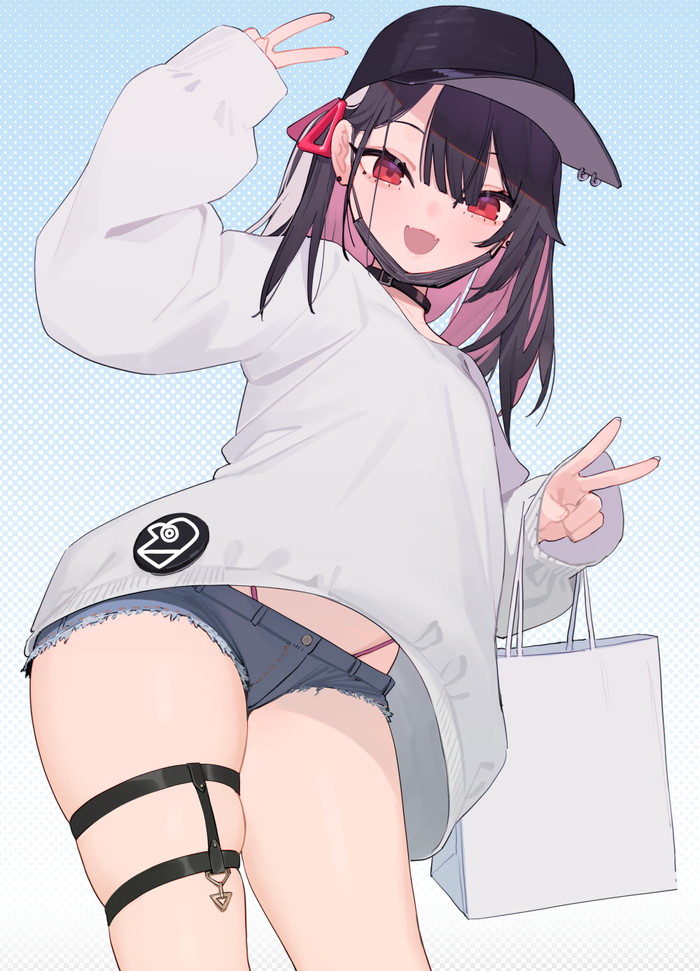 【二次】ピースサインをしている女の子たちのエロ画像 Part３２