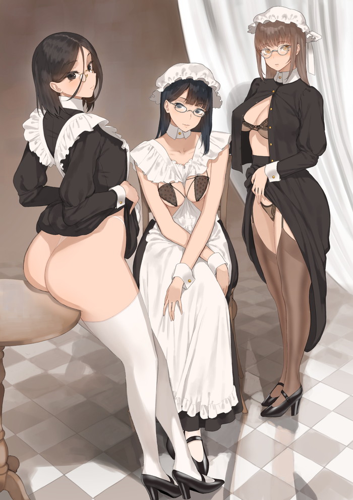 【二次】メガネをかけた女の子のエロ画像 Part３６