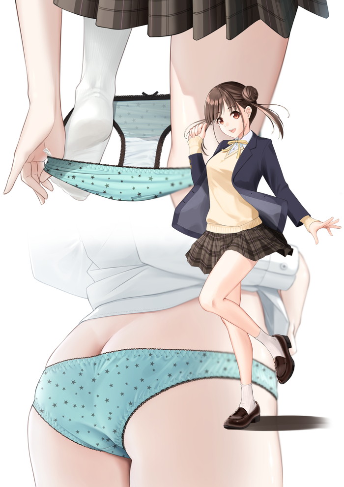 スケベな制服JK、JCたちのエロ画像まとめ Part７７