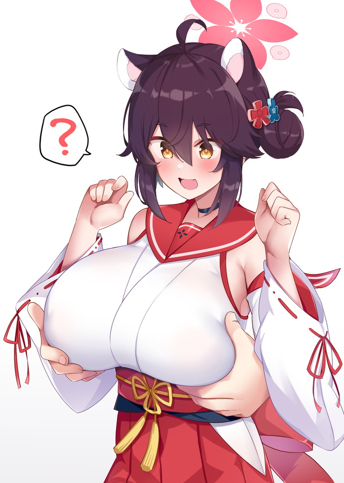 【二次】胸をモミモミしてる乳揉みエロ画像 Part７