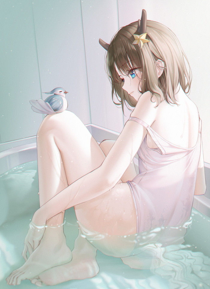 【二次】お風呂や温泉のエロ画像まとめ Part２１
