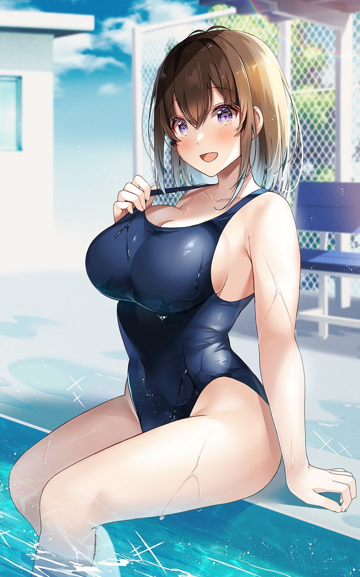 【二次】スク水、スクール水着のエロ画像 Part２１