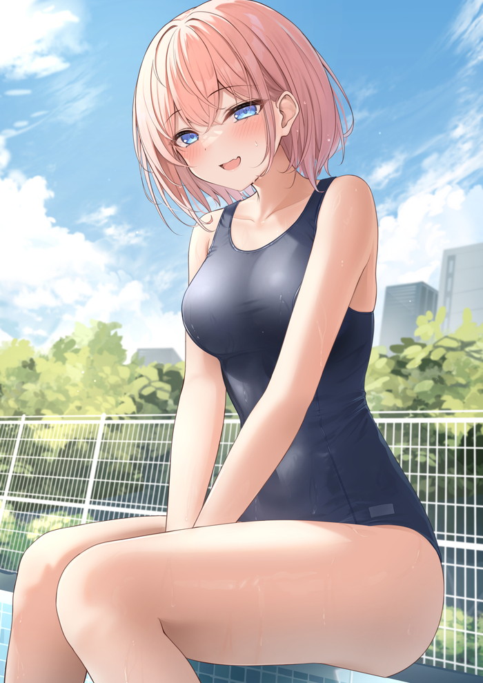 【二次】スク水、スクール水着のエロ画像 Part２１