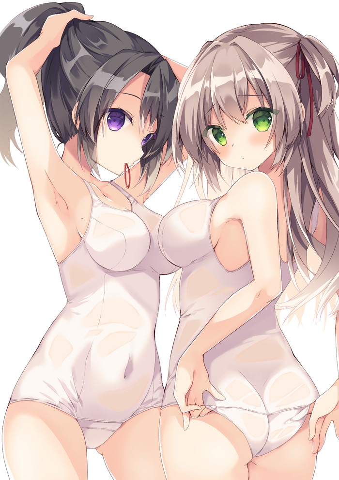 【二次】スク水、スクール水着のエロ画像 Part２１