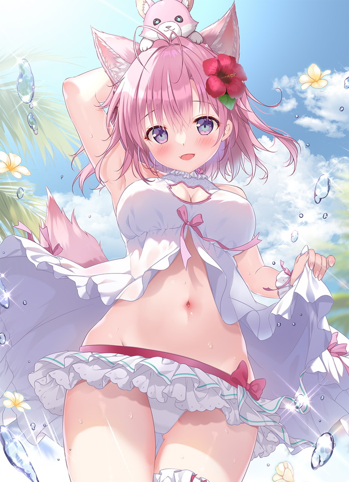 【二次】ピンク色の髪の女の子のエロ画像 Part５０