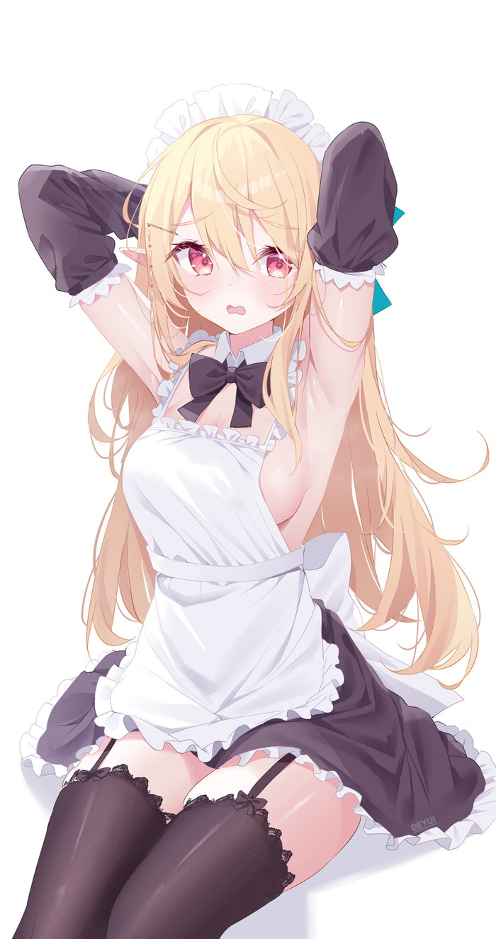 【二次】メイド服を着た女の子のエロ画像 Part６３