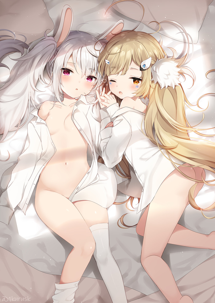 【二次】裸ワイシャツやブラウス姿の女の子のエロ画像 Part１４