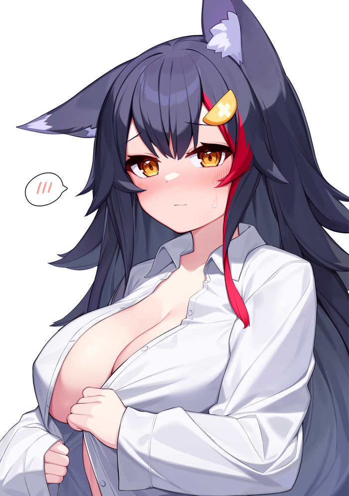 【二次】裸ワイシャツやブラウス姿の女の子のエロ画像 Part１４
