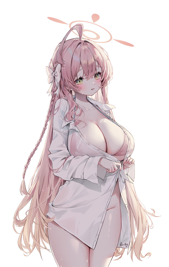 【二次】裸ワイシャツやブラウス姿の女の子のエロ画像 Part１４