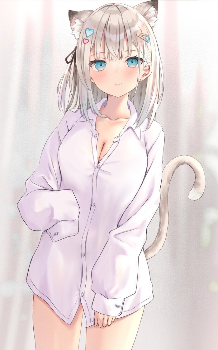 【二次】裸ワイシャツやブラウス姿の女の子のエロ画像 Part１４