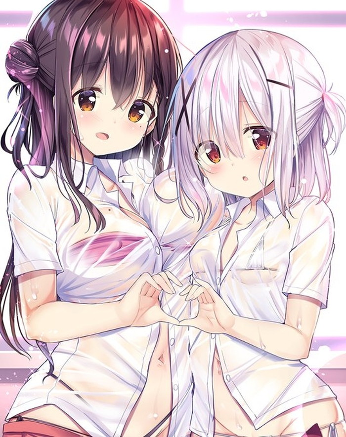 【二次】裸ワイシャツやブラウス姿の女の子のエロ画像 Part１５