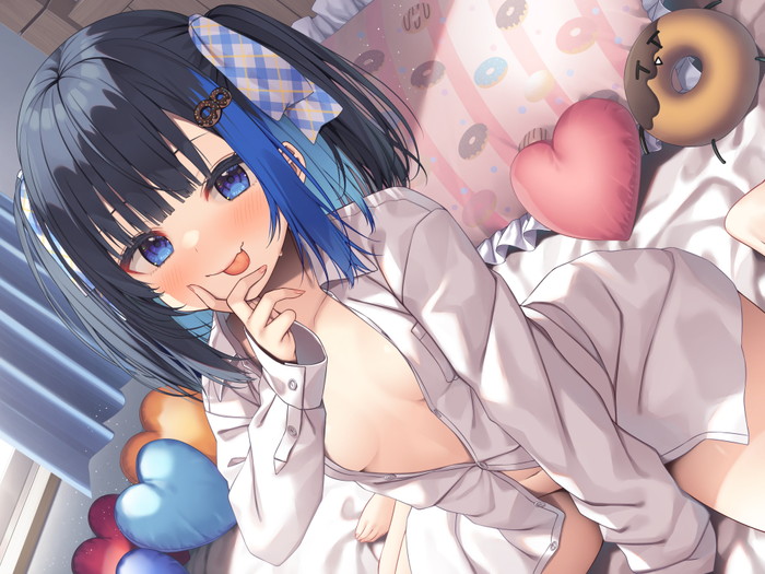 【二次】裸ワイシャツやブラウス姿の女の子のエロ画像 Part１５
